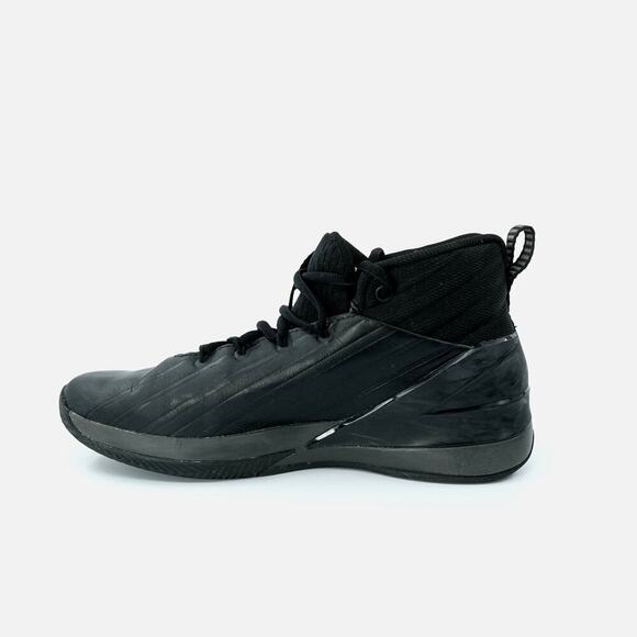 Under Armour UA Lockdown 3 Shoes Mens 7.5 Black Mid Top Basketball - Picture 2 of 13